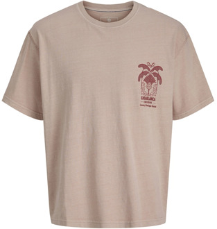Jack & Jones Junior jongens t-shirt Oud rose - 176