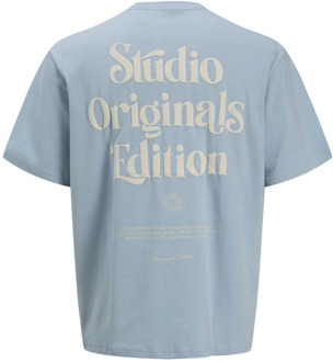 Jack & Jones Junior jongens t-shirt Pastel blue - 98