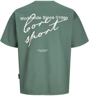 Jack & Jones Junior jongens t-shirt Turquoise - 122