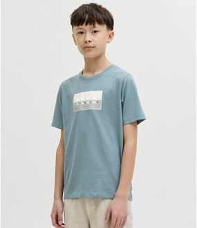 Jack & Jones Junior jongens t-shirt Turquoise - 128