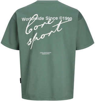 Jack & Jones Junior jongens t-shirt Turquoise - 176