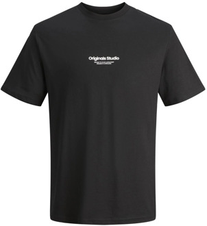 Jack & Jones Junior jongens t-shirt Zwart - 128