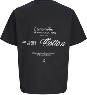 Jack & Jones Junior jongens t-shirt Zwart - 128