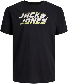 Jack & Jones Junior jongens t-shirt Zwart - 140