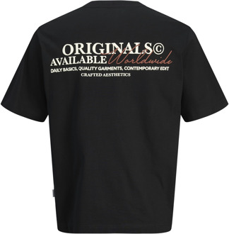 Jack & Jones Junior jongens t-shirt Zwart - 140
