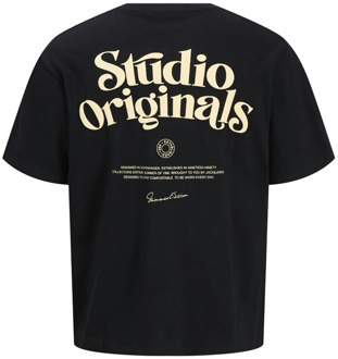 Jack & Jones Junior jongens t-shirt Zwart - 140