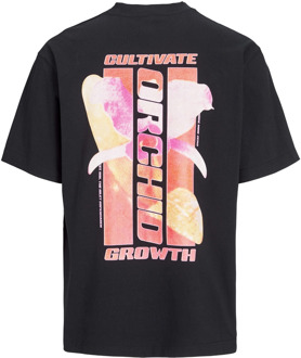 Jack & Jones Junior jongens t-shirt Zwart - 140