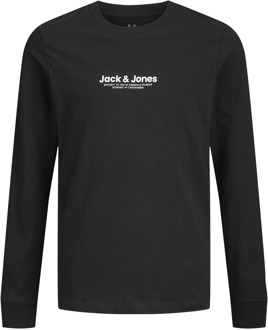 Jack & Jones Junior jongens t-shirt Zwart - 164
