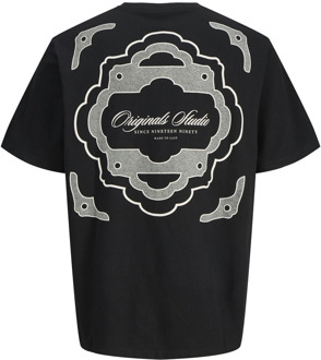 Jack & Jones Junior jongens t-shirt Zwart - 164