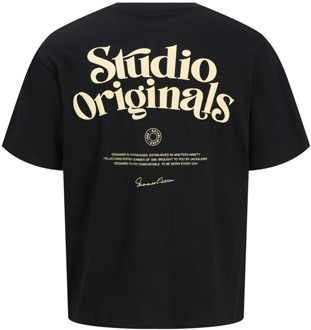 Jack & Jones Junior jongens t-shirt Zwart - 98