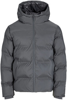 Jack & Jones Junior jongens winterjas Antracite - 140