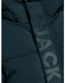 Jack & Jones Junior jongens winterjas Donker groen - 128