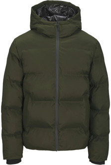 Jack & Jones Junior jongens winterjas Groen - 152