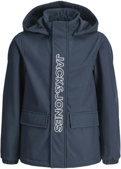 Jack & Jones Junior jongens winterjas Indigo - 128