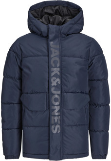Jack & Jones Junior jongens winterjas Marine - 116