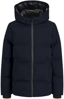 Jack & Jones Junior jongens winterjas Marine - 164