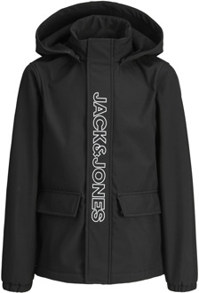 Jack & Jones Junior jongens winterjas Zwart - 164