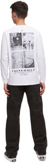 Jack & Jones Junior Lange Mouwen T-shirt Wit