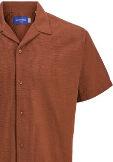 Jack & Jones Junior Overhemd Bruin - 12-13J / 152-158cm