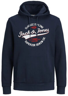 Jack & Jones Jwh logo sweat hood Blauw