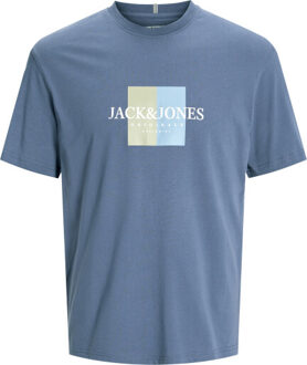 Jack & Jones Jwhfrederiksberg box tee ss Blauw