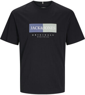 Jack & Jones Jwhfrederiksberg box tee ss Zwart - XXL