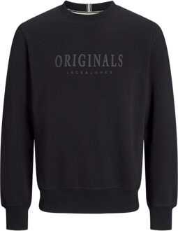 Jack & Jones Jwhfrederiksberg sweat crew neck Zwart - L