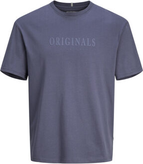 Jack & Jones Jwhfrederiksberg tee ss crew neck - maat XL Blauw