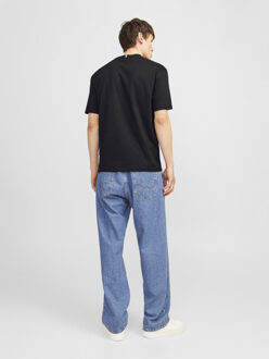 Jack & Jones Jwhfrederiksberg tee ss crew neck Zwart - M