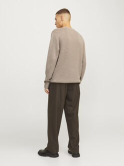 Jack & Jones Jwhmilano stitch crew neck Beige - XXL