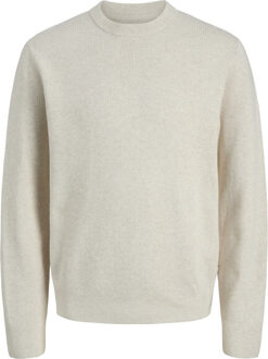 Jack & Jones Jwhmilano stitch crew neck Wit - L