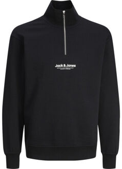 Jack & Jones Jwhvesterbro sweat quarter zip hn Zwart