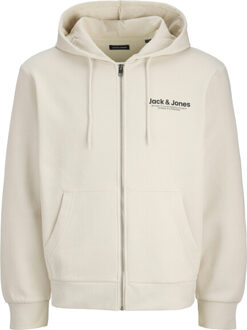 Jack & Jones Jwhvesterbro sweat zip hood Beige - L