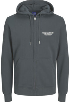 Jack & Jones Jwhvesterbro sweat zip hood Grijs - M