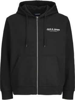 Jack & Jones Jwhvesterbro sweat zip hood Zwart - L