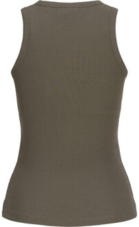 Jack & Jones Jxfrida sl u-neck top jrs noos - maat XS Grijs