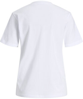 Jack & Jones Jxmerle reg ss tee jrs - maat M Wit