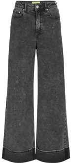 Jack & Jones Jxtokyo wide fold hw jeans dnm ln Grijs - 28-32