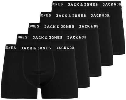 Jack & Jones Kinder boxershorts jongens jachuey 5-pack Zwart - 152