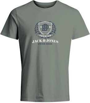 Jack & Jones Klassiek Ronde Hals T-Shirt Jack & Jones , Green , Heren - 2Xl,L,M,S