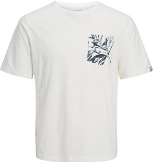 Jack & Jones Klassiek T-Shirt Jack & Jones , White , Heren - 2XL