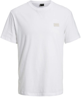 Jack & Jones Klassiek T-shirt met korte mouwen Jack & Jones , White , Heren - Xl,L