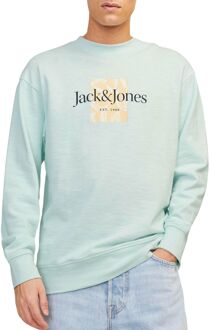 Jack & Jones Lafayette Branding Crew Sweater Heren lichtgroen - M