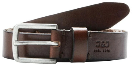 Jack & Jones leren riem Bruin - 105