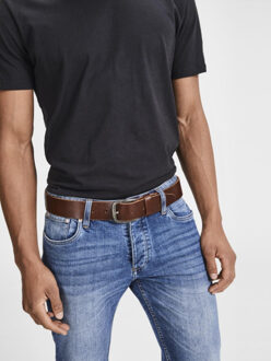 Jack & Jones leren riem Bruin - 105
