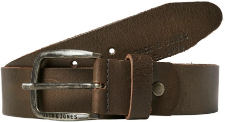 Jack & Jones leren riem Bruin - 80