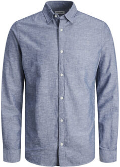 Jack & Jones Linen blend Blauw - M