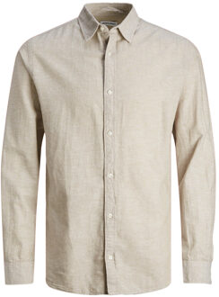 Jack & Jones Linen blend shirt l/s Beige - 152