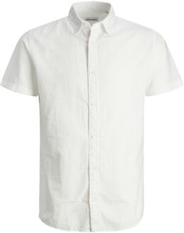 Jack & Jones Linen Overhemd Heren wit - M