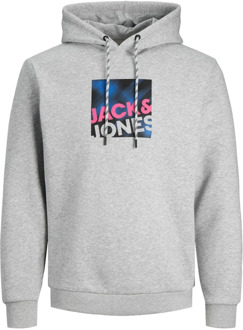 Jack & Jones Logan Hoodie Sweatshirt Jack & Jones , Gray , Heren - Xl,L,M